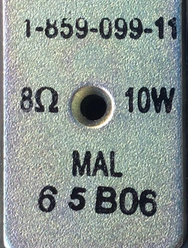 KIT DE BOCINAS PARA TV SONY / NUMERO DE PARTE 1-859-099-11 / 8Ω 10W / 65B06 / MODELO KDL-40R510C / KDL40R510C	 - Imagen 2